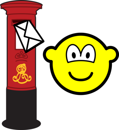 Letter posting buddy icon